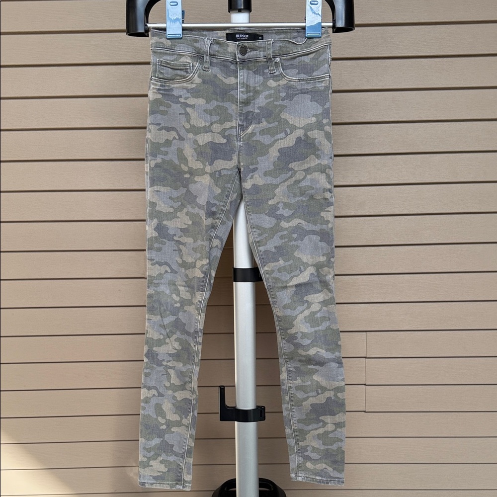 Hudson Jeans Green Camouflage Pants